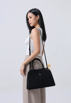 Blanc Medium Suede Black