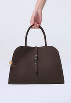Blanc Medium Suede Choco Brown