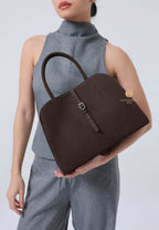 Blanc Medium Suede Choco Brown