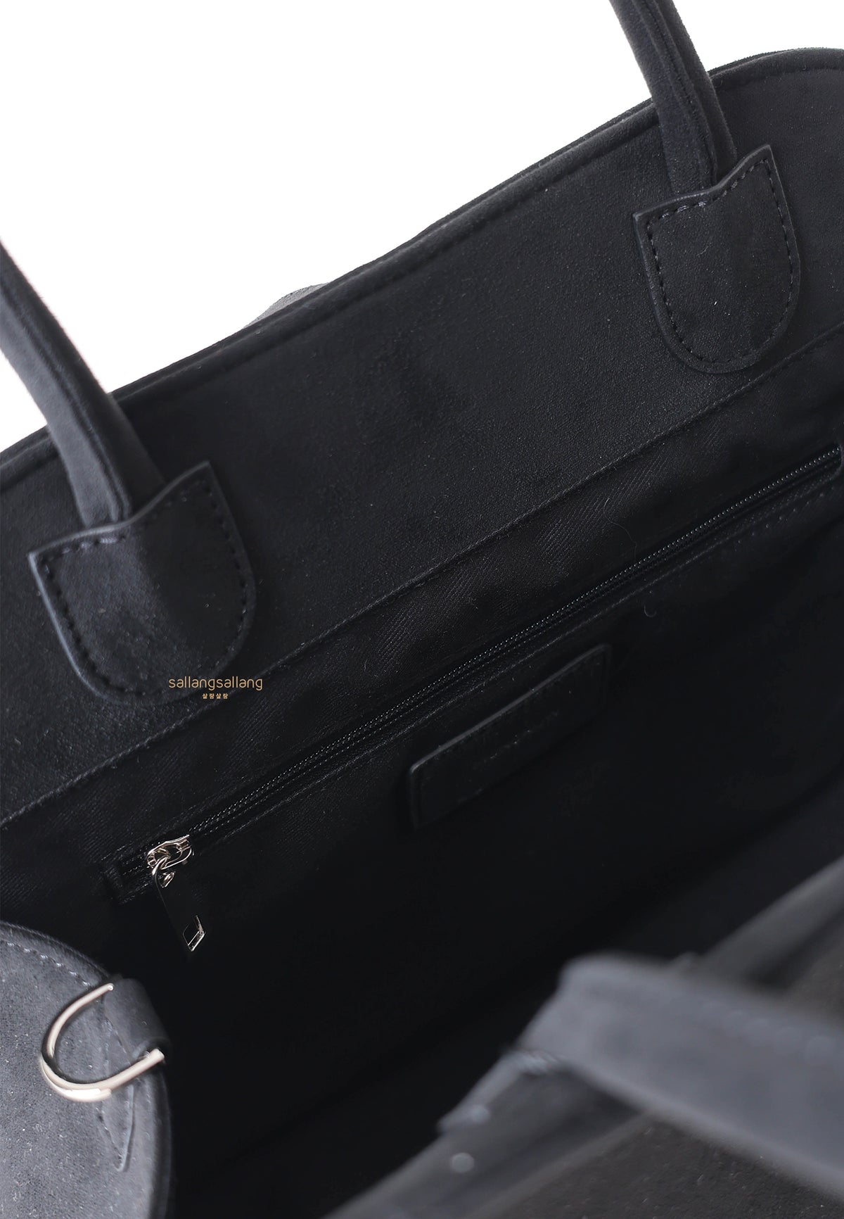 Blanc Medium Suede Black