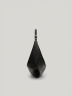 MOSSY HOBO BAG leather black