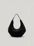 MOSSY HOBO BAG suede black