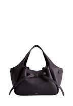 Mabel Soft Bow Tote Bag - Dark Brown