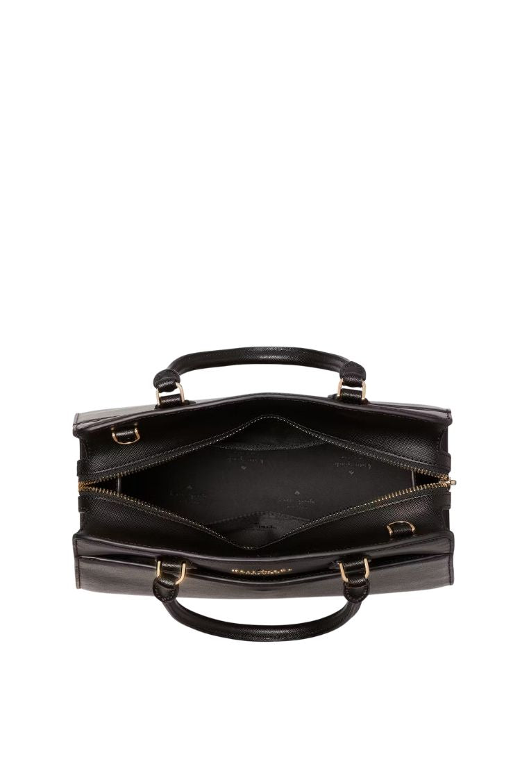 Madison Medium Satchel Bag Black