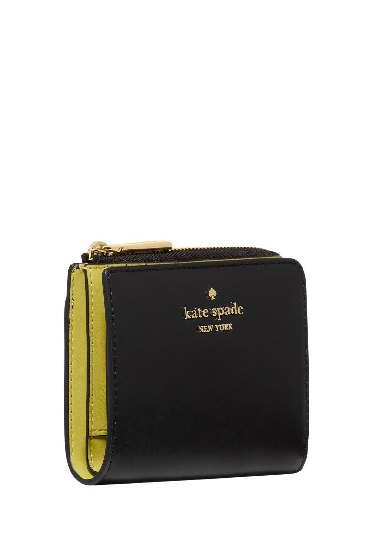 Madison Small L-zip Wallet Black