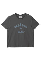 Maison De Rola Embroidery T-Shirt Charcoal