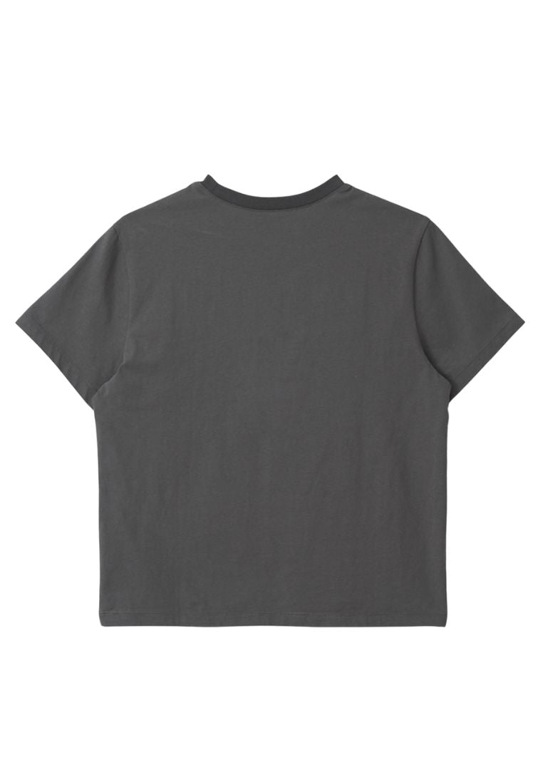 Maison De Rola Embroidery T-Shirt Charcoal