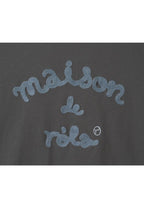 Maison De Rola Embroidery T-Shirt Charcoal