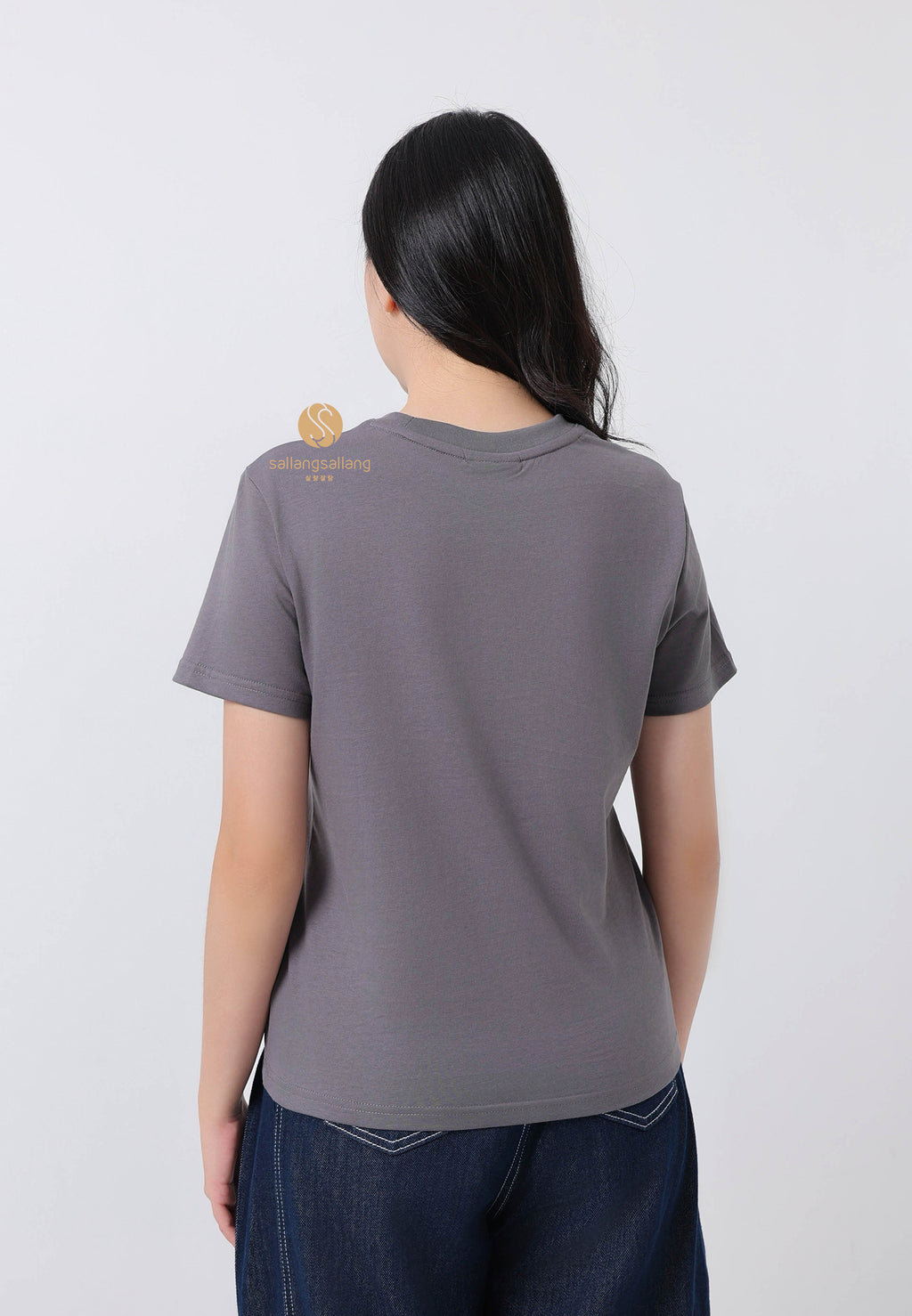 Maison De Rola Embroidery T-Shirt Charcoal