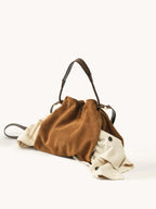 Medium Gather Bag Set Ochre Suede