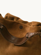Medium Gather Bag Set Ochre Suede