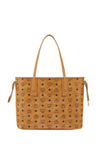 Medium Reversible Liz Tote Bag Visetos Cognac