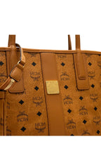 Medium Reversible Liz Tote Bag Visetos Cognac