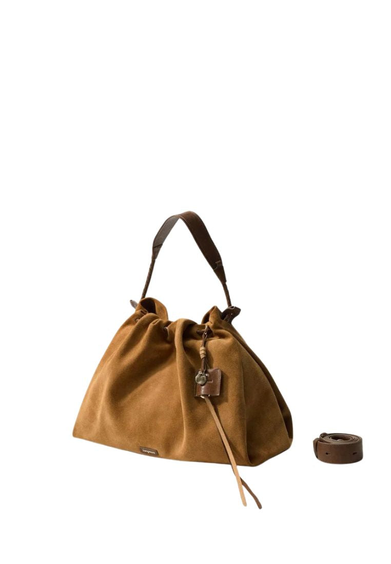 Medium Gather Bag Set Ochre Suede