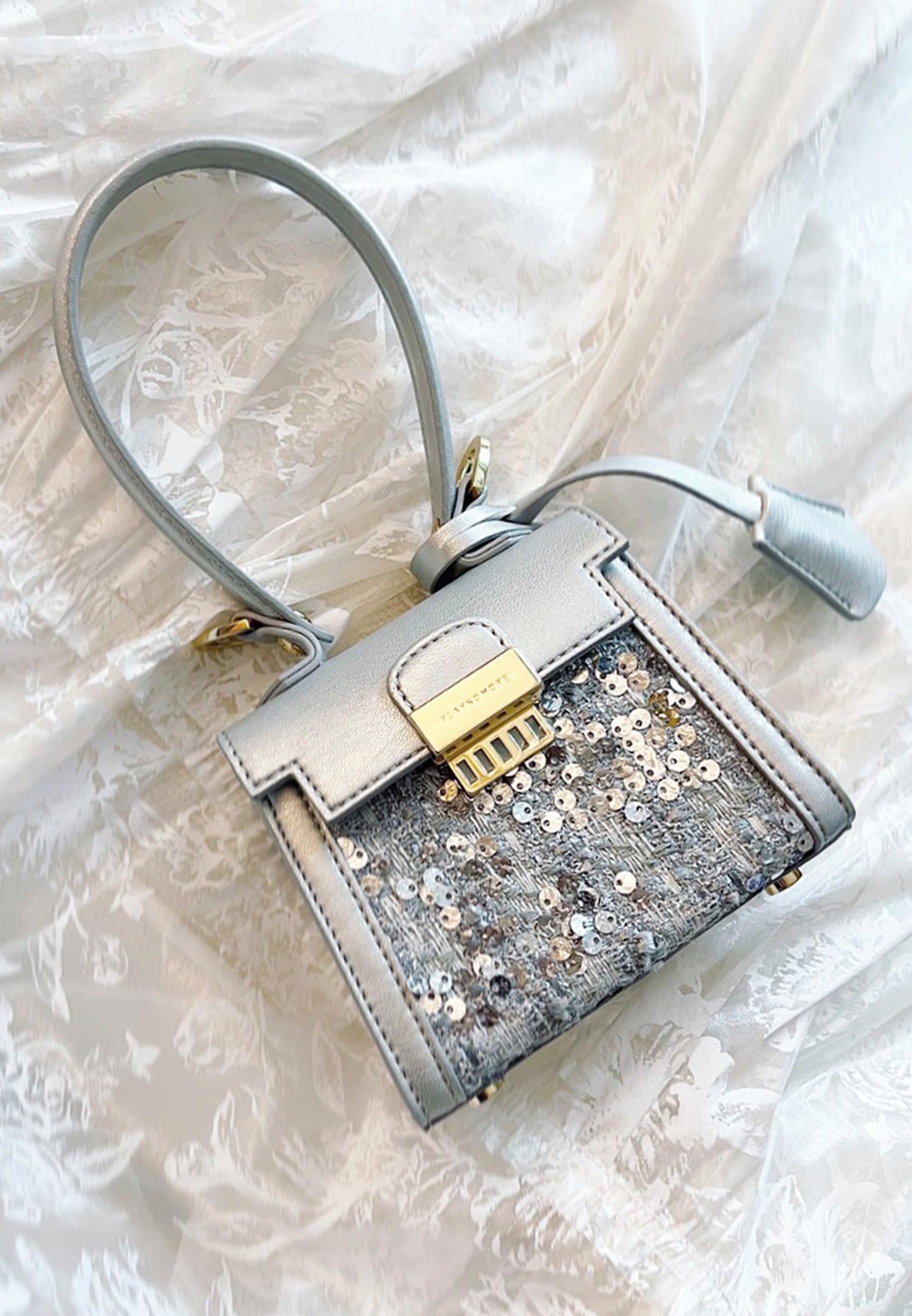 MICRO CANDY tweed silver