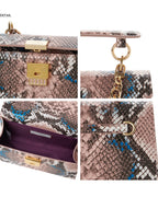 MICRO BAGUETTE pink python