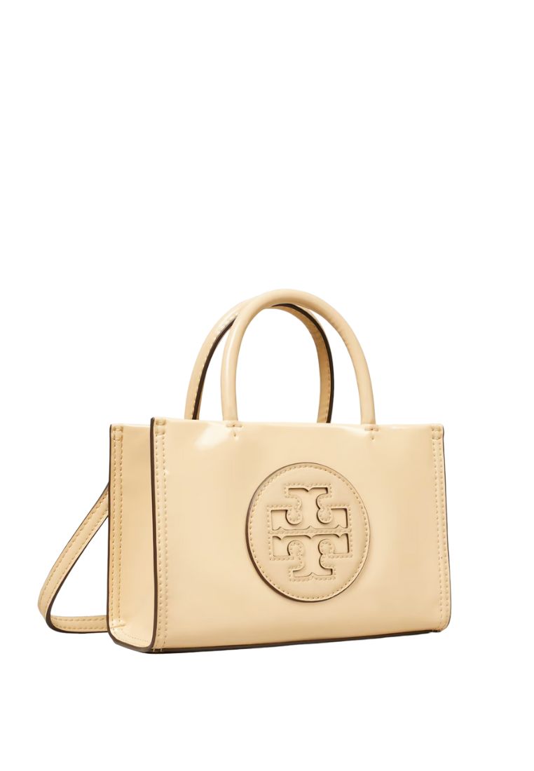 Mini Ella Bio Patent Tote Vanilla Soft Serve