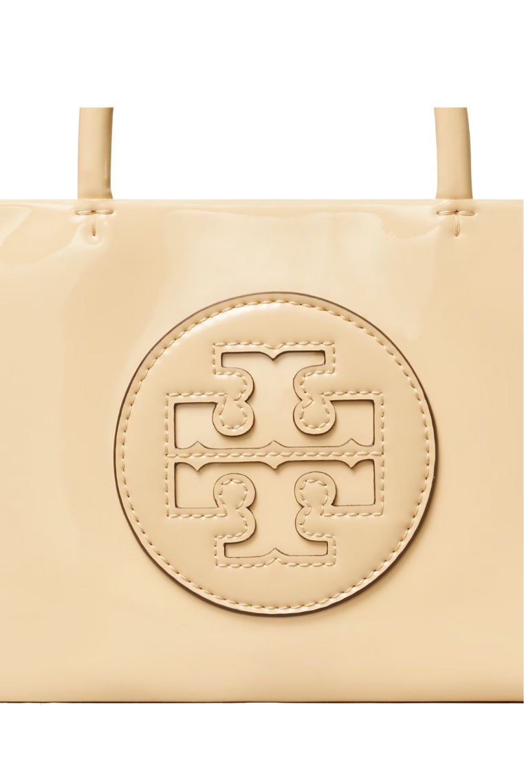 Mini Ella Bio Patent Tote Vanilla Soft Serve