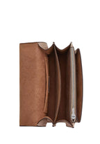 Mini Klare Crossbody Bag In Signature Canvas Silver Sand Taupe