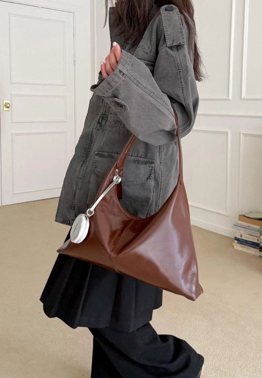 Monet Bag L Pull-Up Cognac