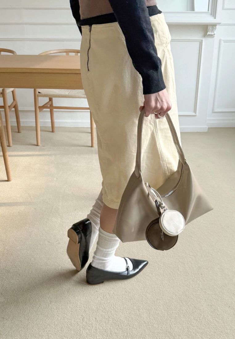Monet Bag Pull-Up Taupe
