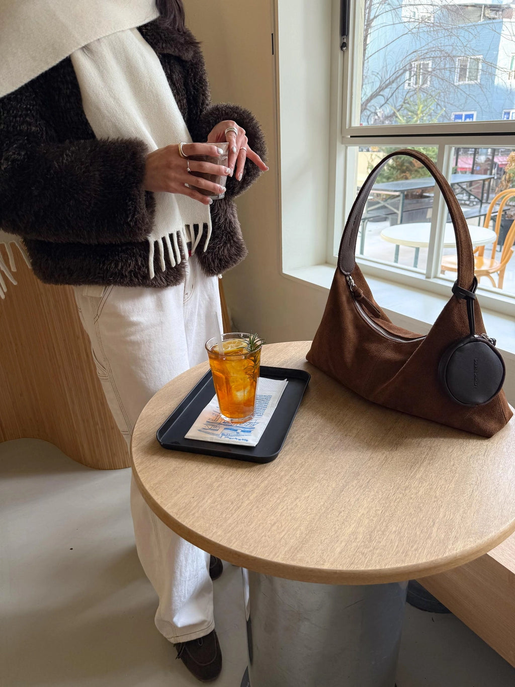 Monet Bag Suede Brown