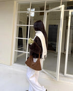 Monet Bag Suede Brown