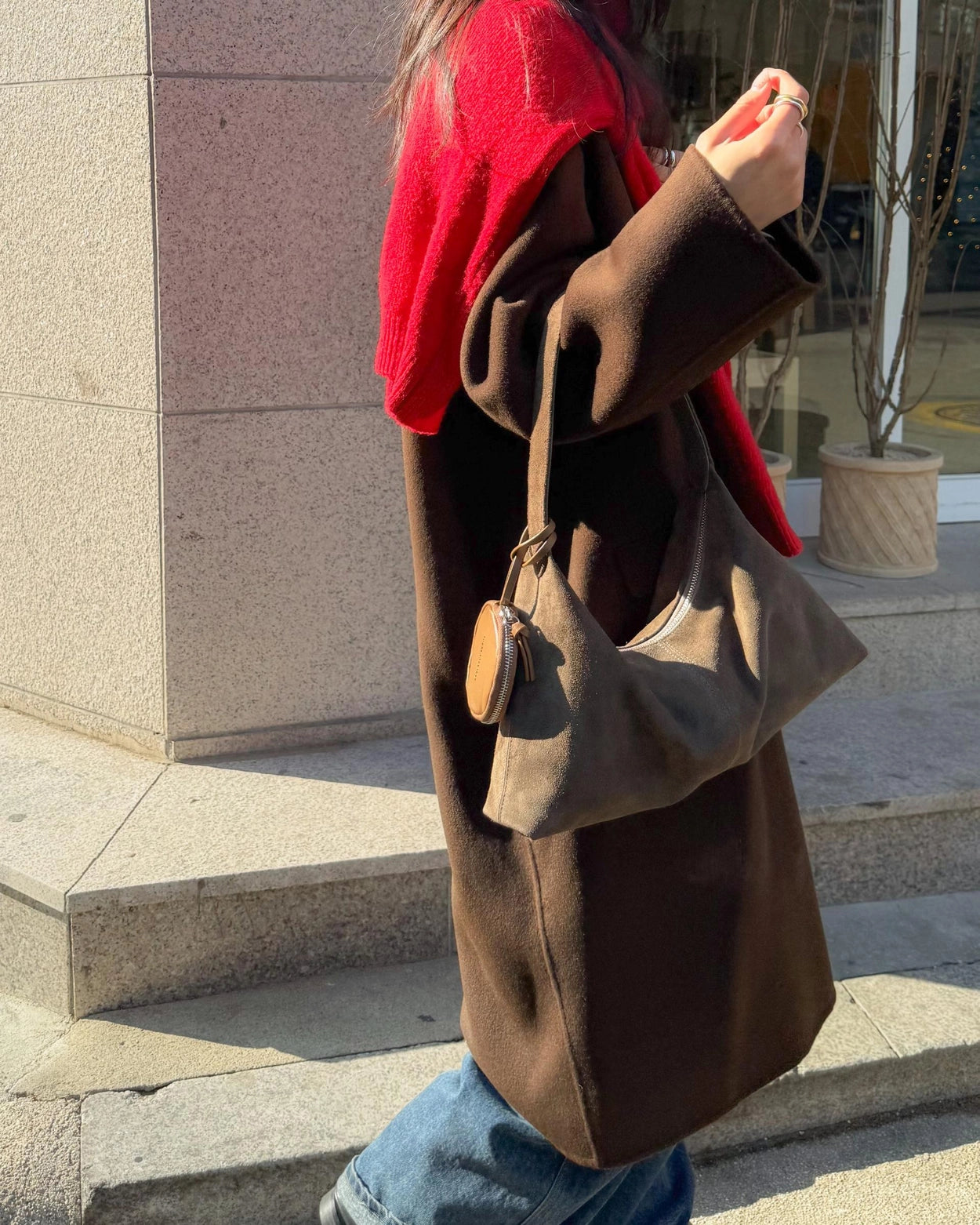 Monet Bag Suede Grey