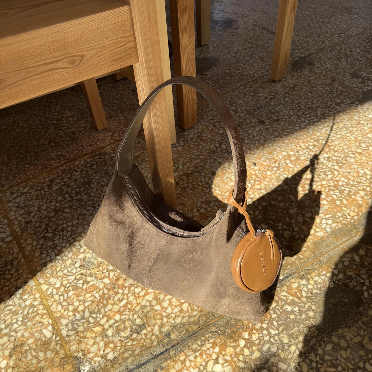Monet Bag Suede Grey