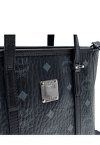 Monogram Logo-Print Tote Bag Visetos Black