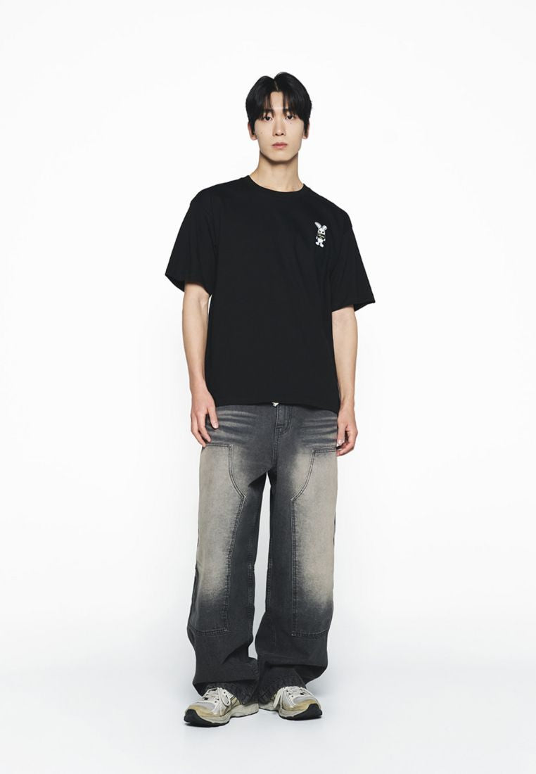 Mugshot Alien Short Sleeve T-Shirt Black