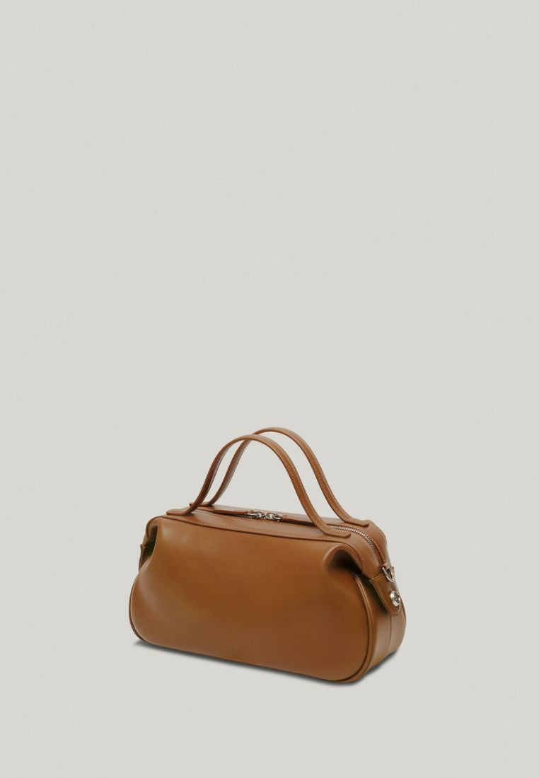 NADEL ZIP TOTE BAG tawny brown