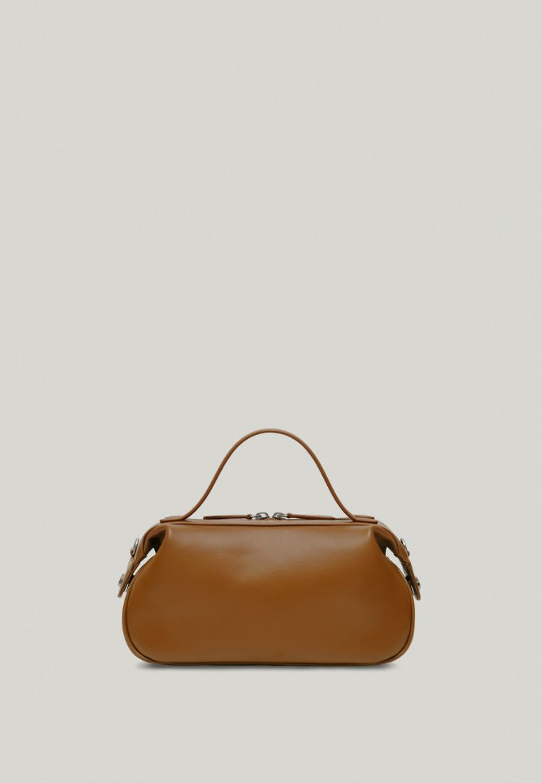 NADEL ZIP TOTE BAG tawny brown
