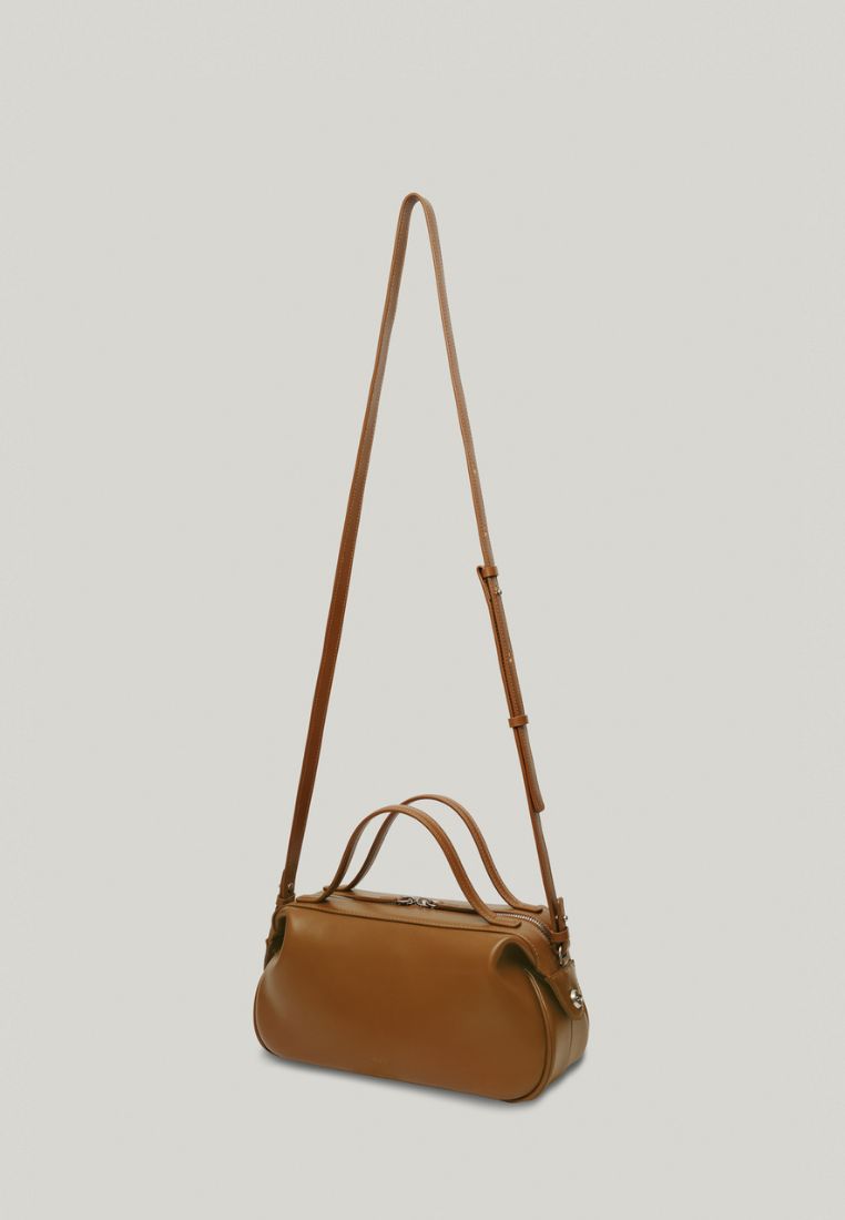 NADEL ZIP TOTE BAG tawny brown