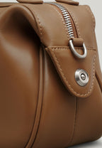 NADEL ZIP TOTE BAG tawny brown