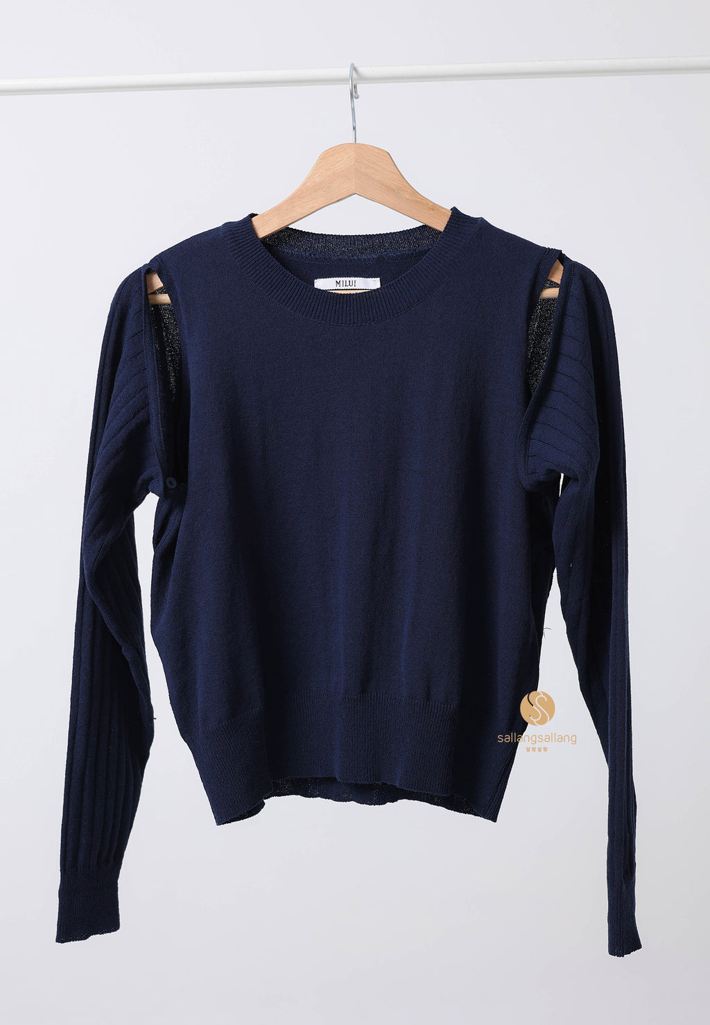 2 Way Cape Layered Knit