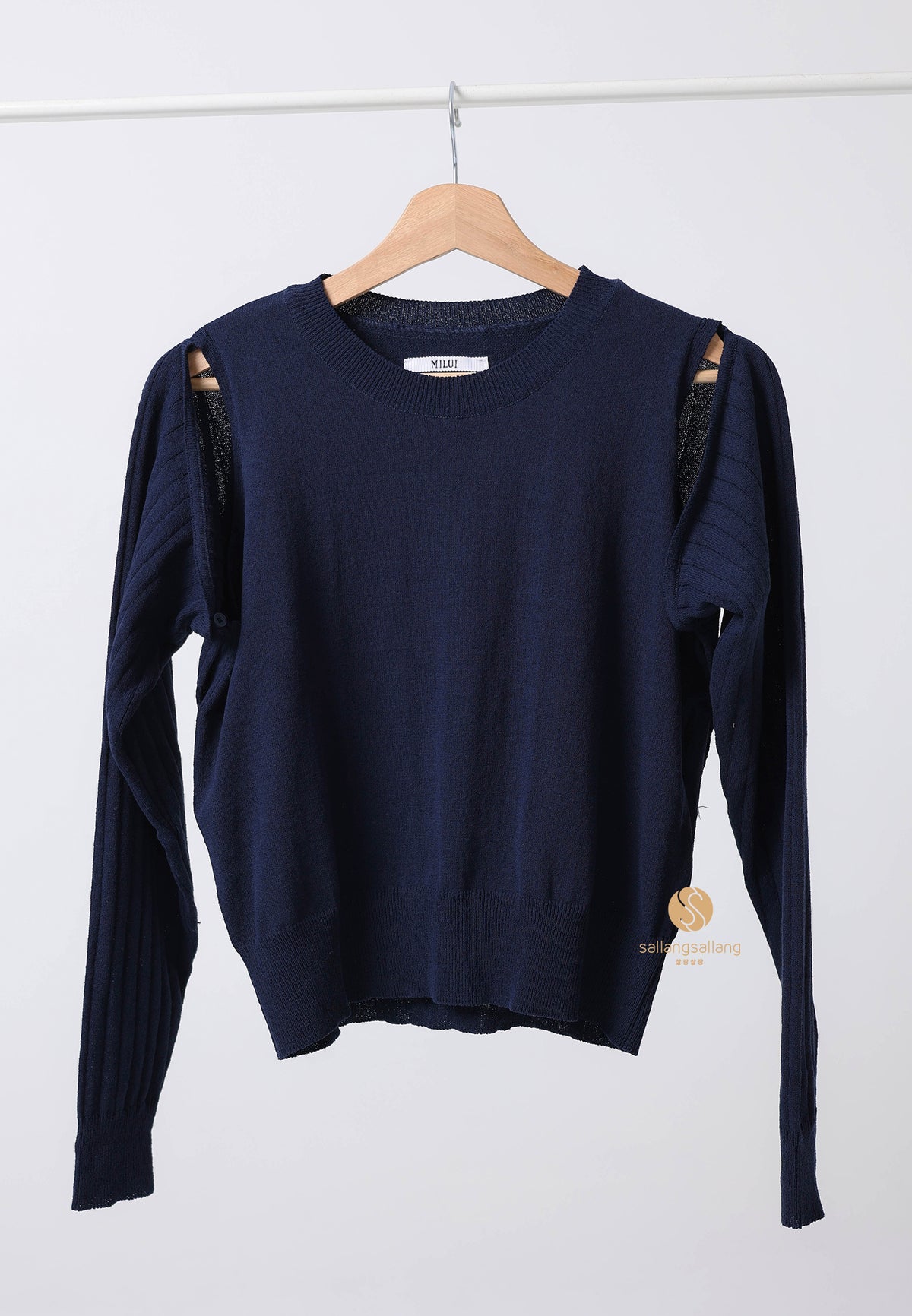 2 Way Cape Layered Knit