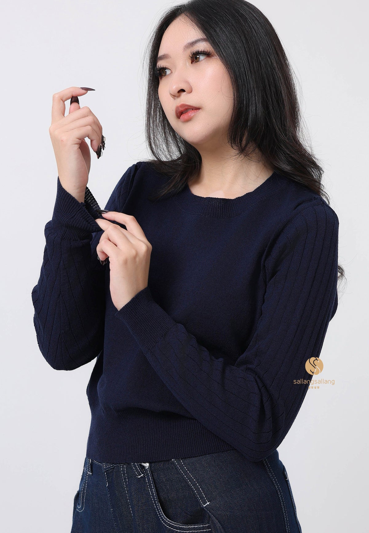 2 Way Cape Layered Knit