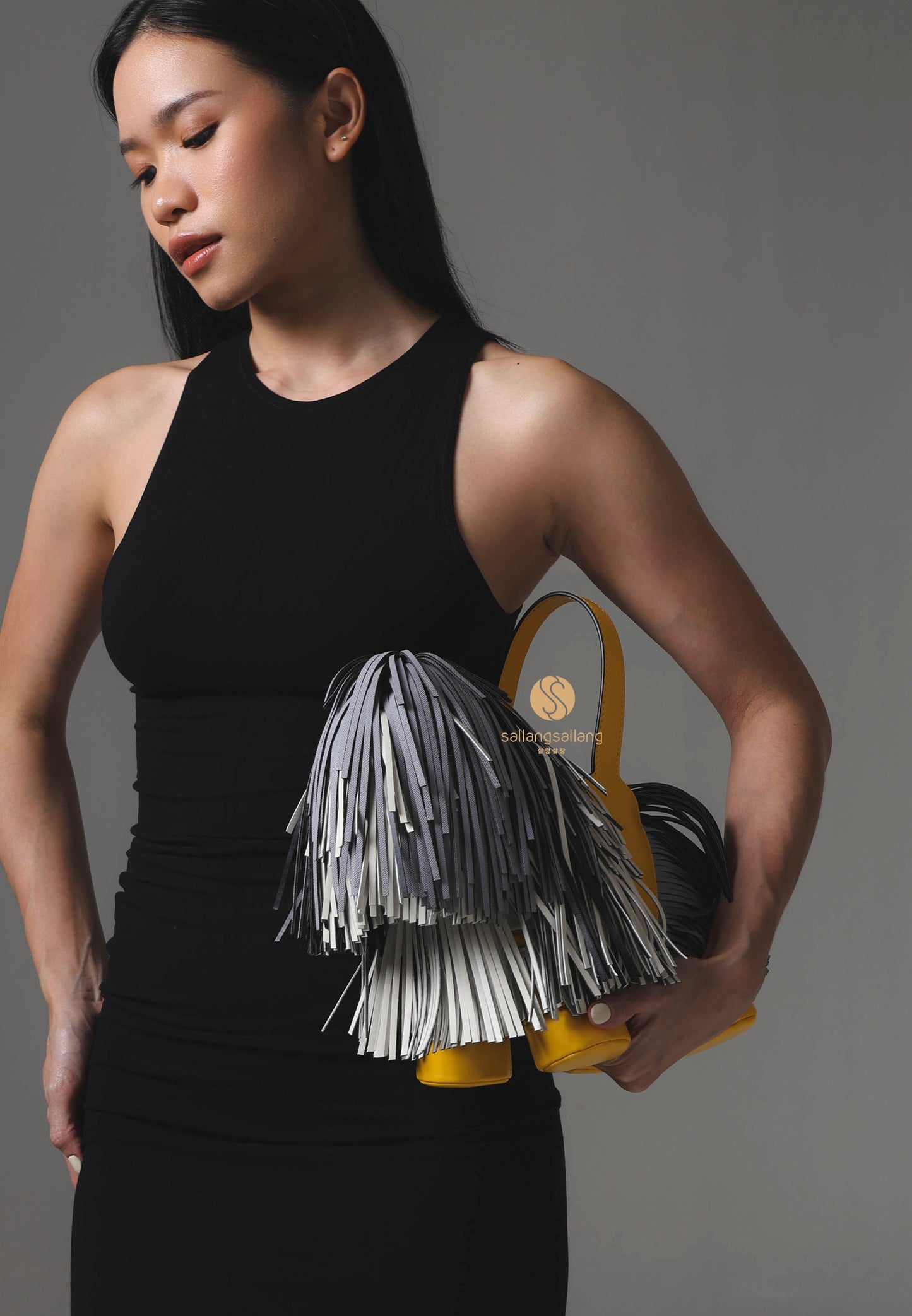 Nita Puppy Shape Handbag - Gray