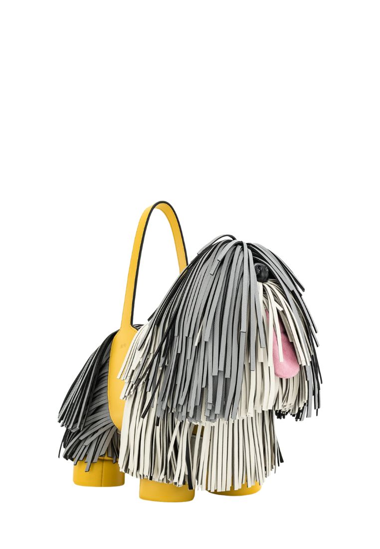 Nita Puppy Shape Handbag - Gray