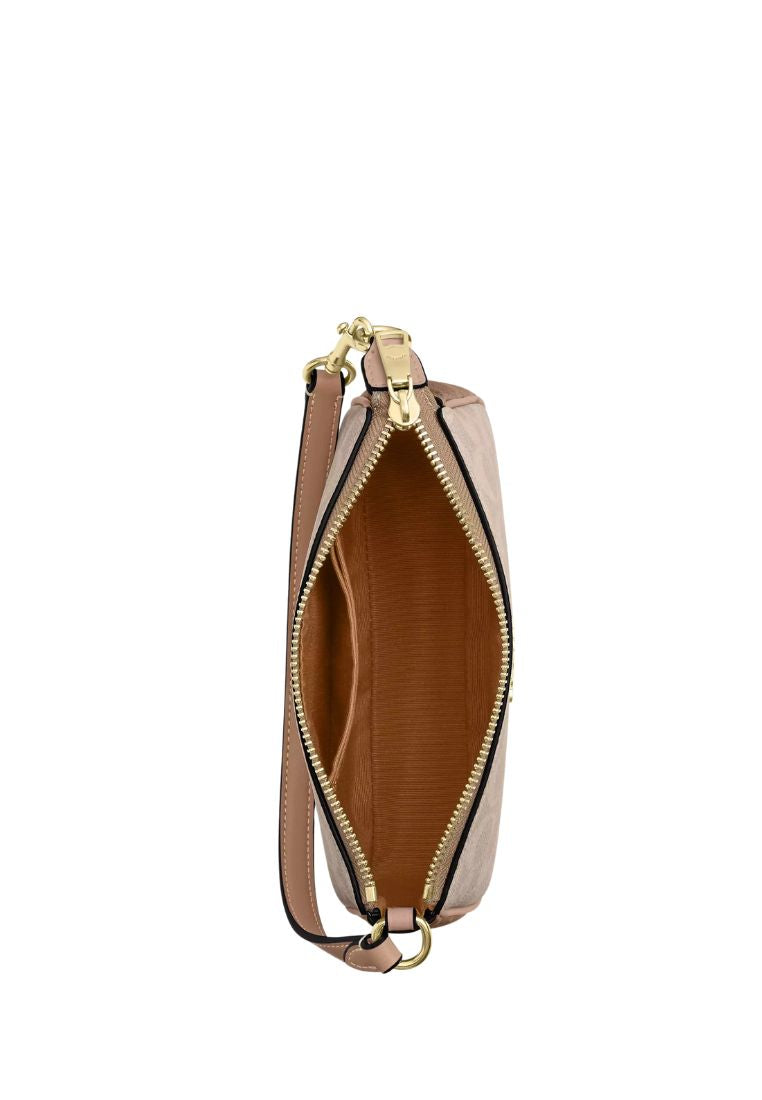 Nolita 19 In Blocked Signature Canvas Gold Sand Tan