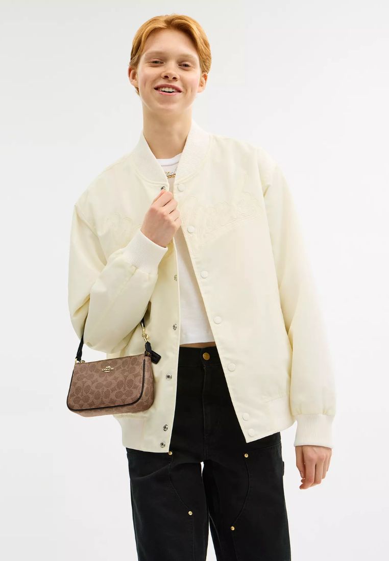 Nolita 19 In Signature Canvas Gold Tan Black