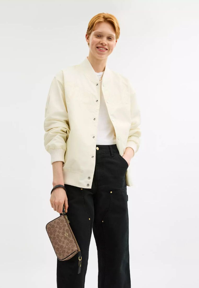 Nolita 19 In Signature Canvas Gold Tan Black