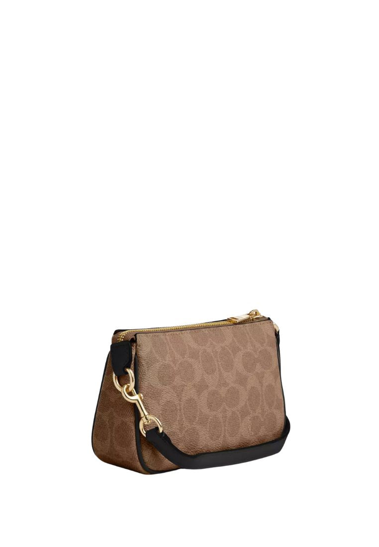 Nolita 19 In Signature Canvas Gold Tan Black
