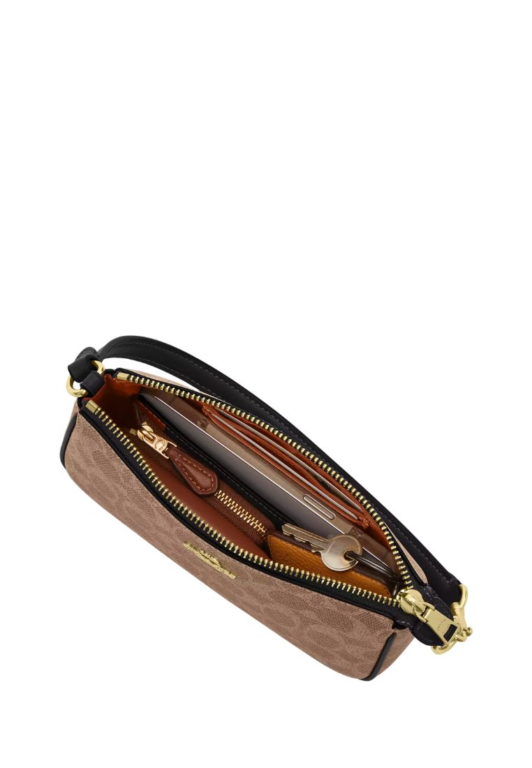 Nolita 19 In Signature Canvas Gold Tan Black