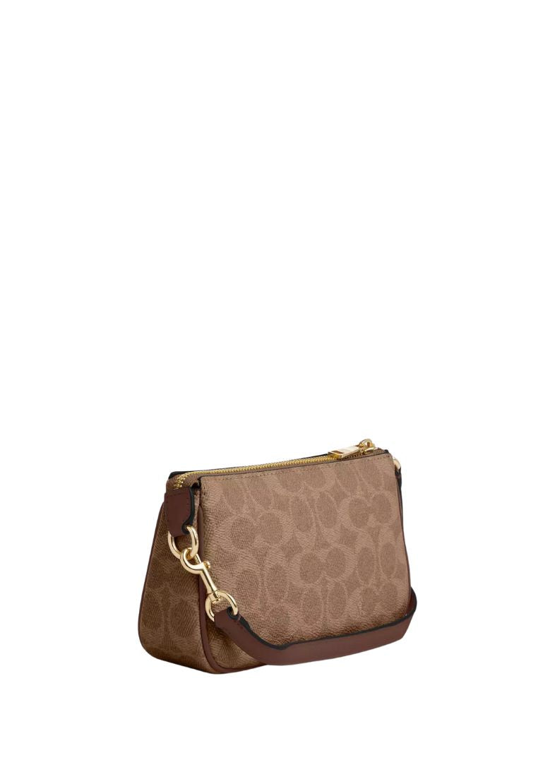 Nolita 19 In Signature Canvas Gold Tan Brown
