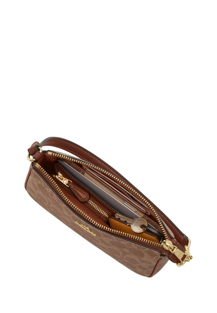 Nolita 19 In Signature Canvas Gold Tan Brown