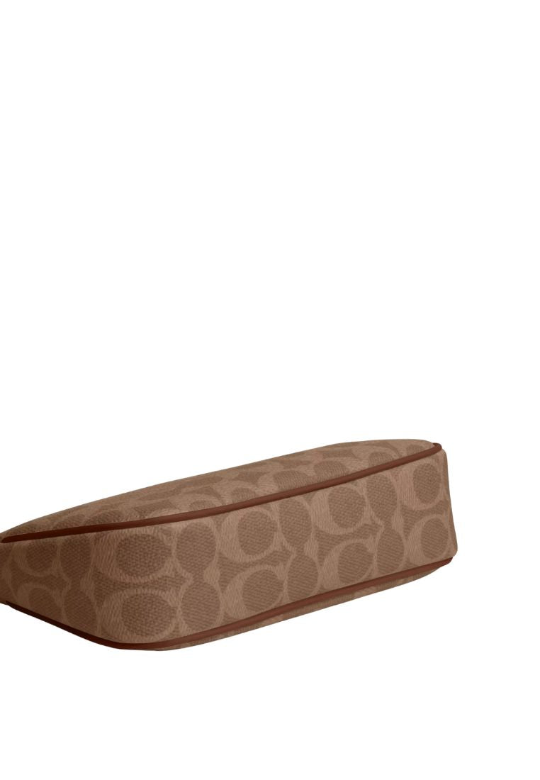 Nolita 19 In Signature Canvas Gold Tan Brown