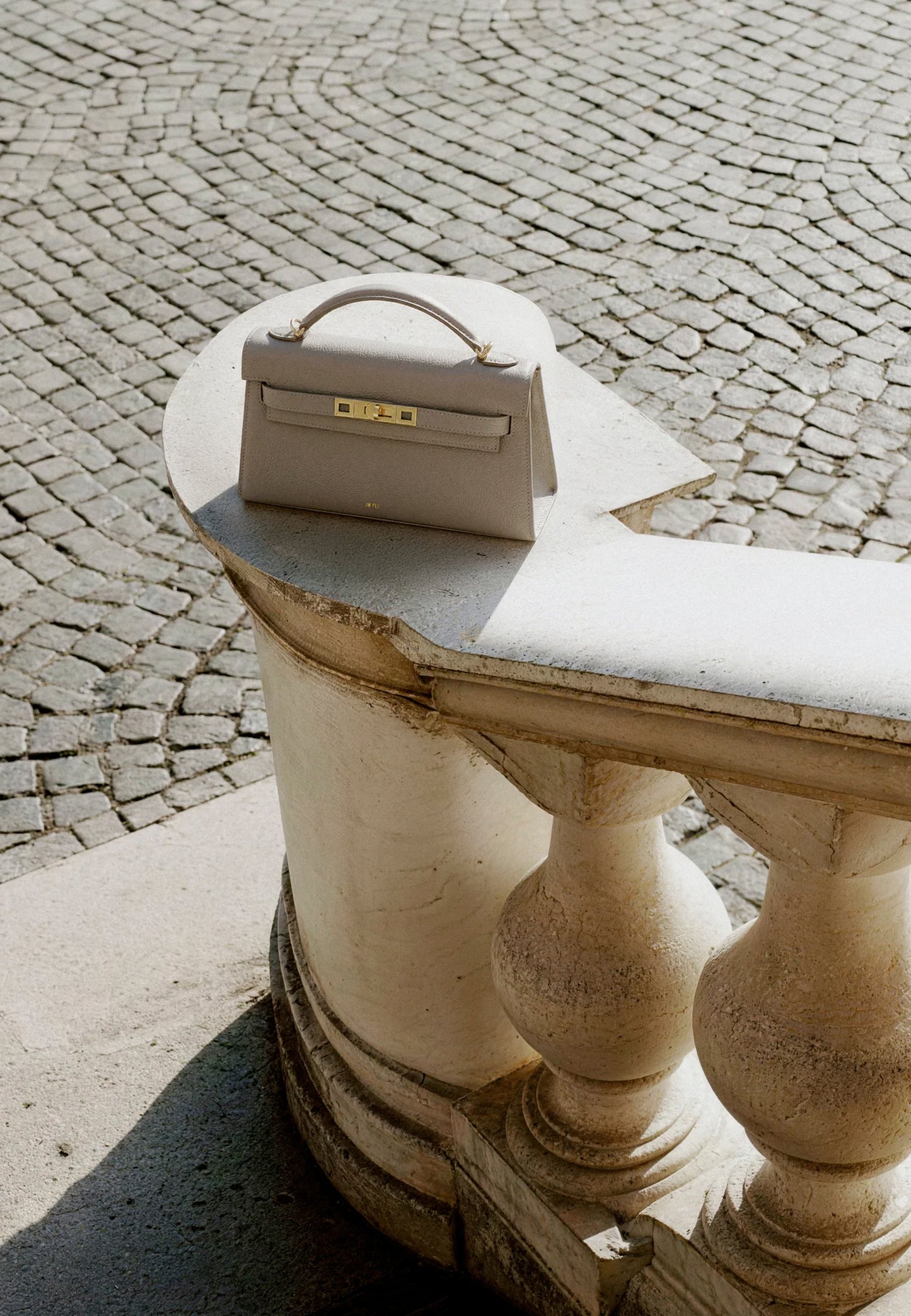 Noor Top Handle Bag - Elephant Gray
