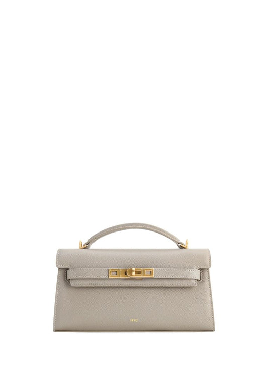Noor Top Handle Bag - Elephant Gray
